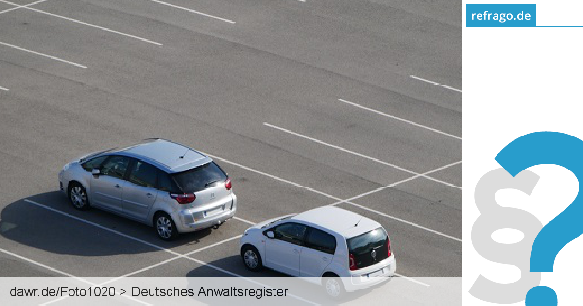Wie Schnell Darf Man Auf Einem Parkplatz Fahren www.refrago.de