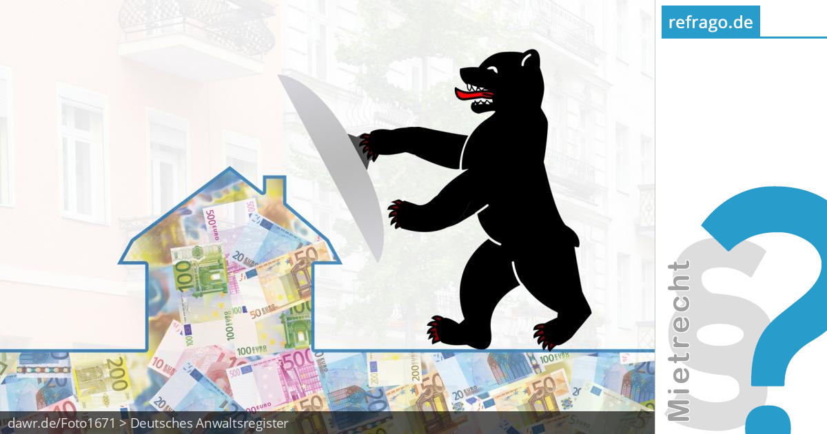 Mietendeckel Berlin Was regelt der neue Mietdeckel in Berlin? refrago