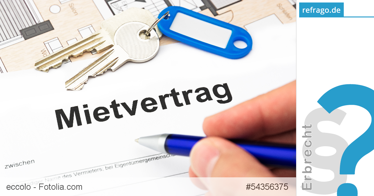 Was passiert mit dem Mietvertrag bei Tod des Mieters?