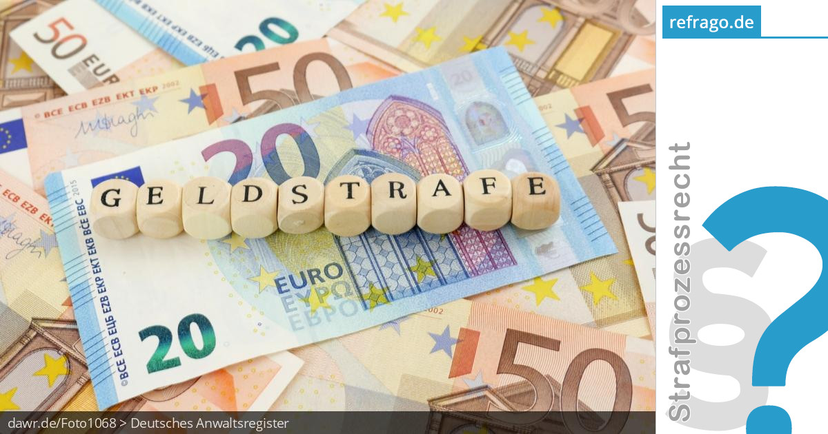 Wie wird eine Geldstrafe