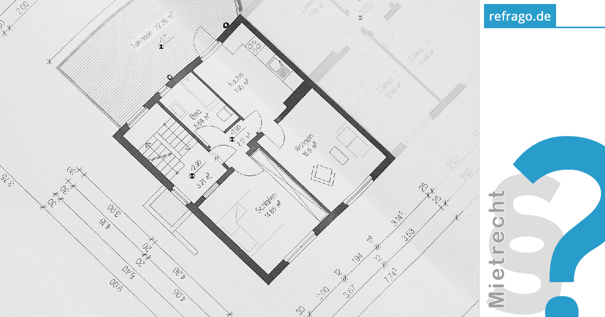 Wohnung kleiner als im Mietvertrag angegeben Darf man als Mieter im Falle einer
