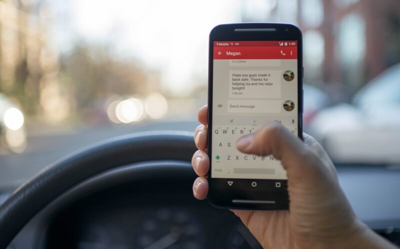 Handy Verkehrsunfall Beschlagnahme