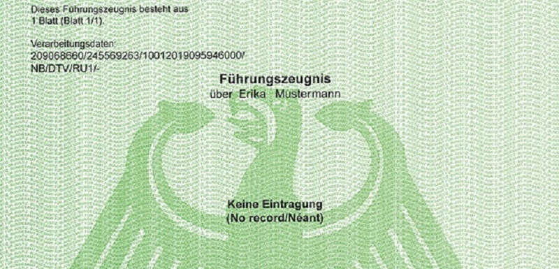 Führungszeugnis