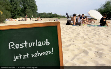 Resturlaub: Verfällt Resturlaub am Jahresende? Resturlaub